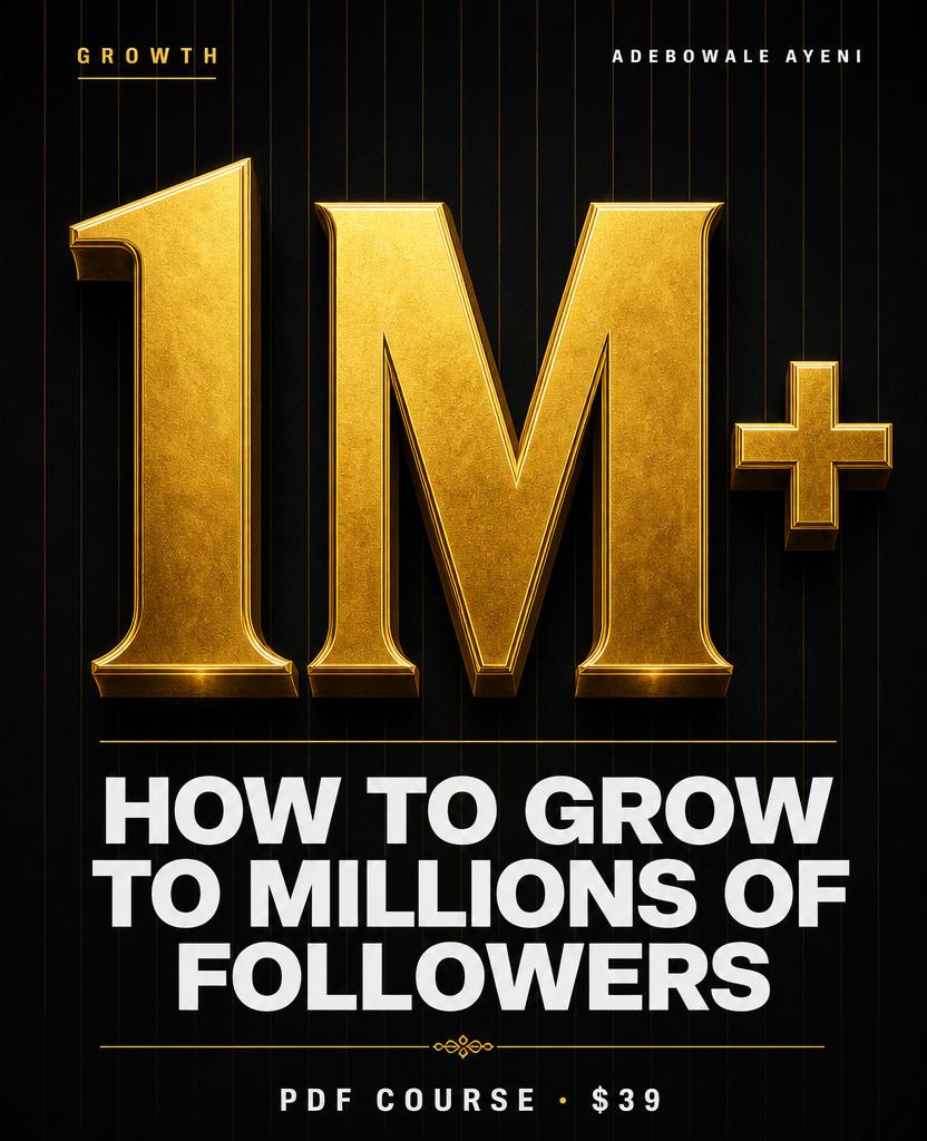 How to Grow to Millions of Followers